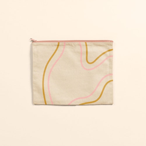 DOLLFACE POUCH - NATURAL CANVAS