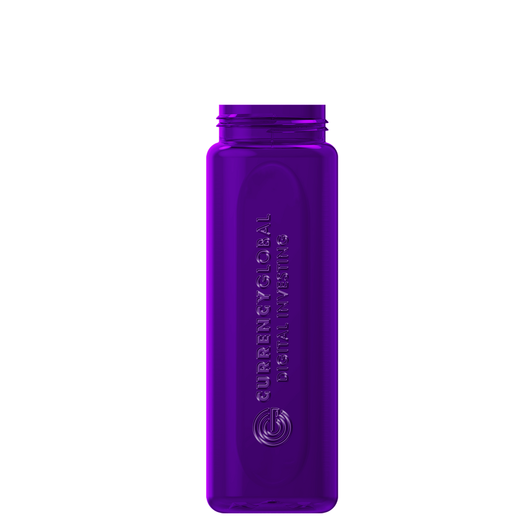 Boss Embossed RPET Bottle with Grip Lid - 26 oz.