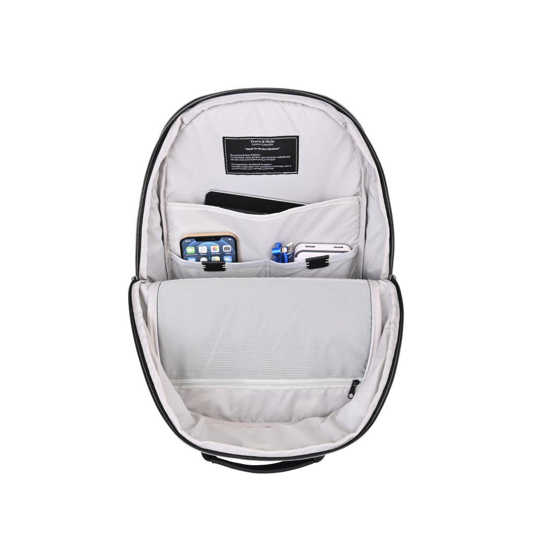 Travis & Wells® Lennox Recycled Nylon Laptop Backpack