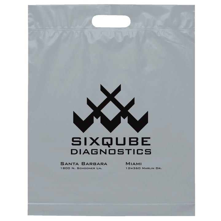 Die Cut Handle Bag - 15W x 19H x 3 - Flexo Ink Print