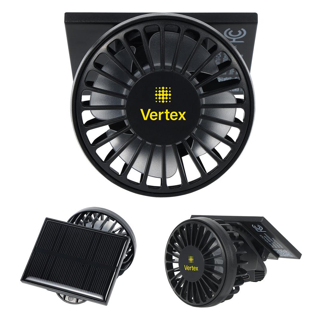 Cool Aid Solar-Powered Portable Fan With Clip