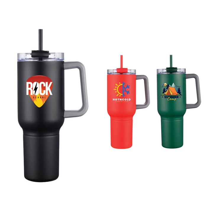 Bernard Two-in-One 21 oz Stainless Steel Travel Mug and Beverage Holder