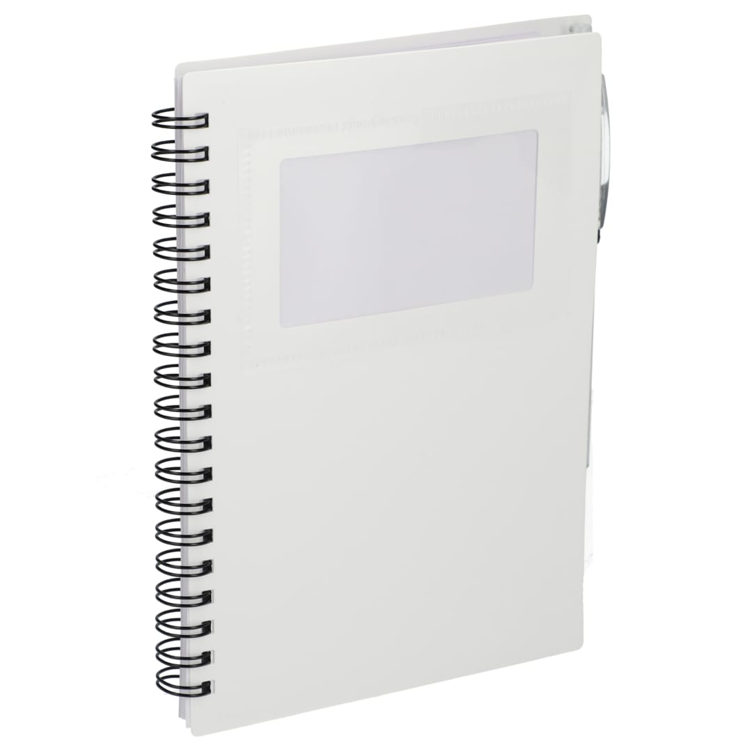 FSC® Recycled 5" x 7" Star Spiral Notebook with Pe