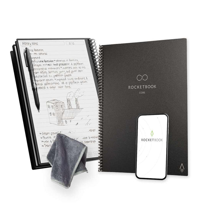 Rocketbook Core Letter Notebook Set