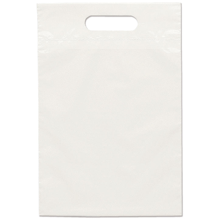 Eco Die Cut Handle Bag - 9 1/2W x 14H - Flexo Ink Print