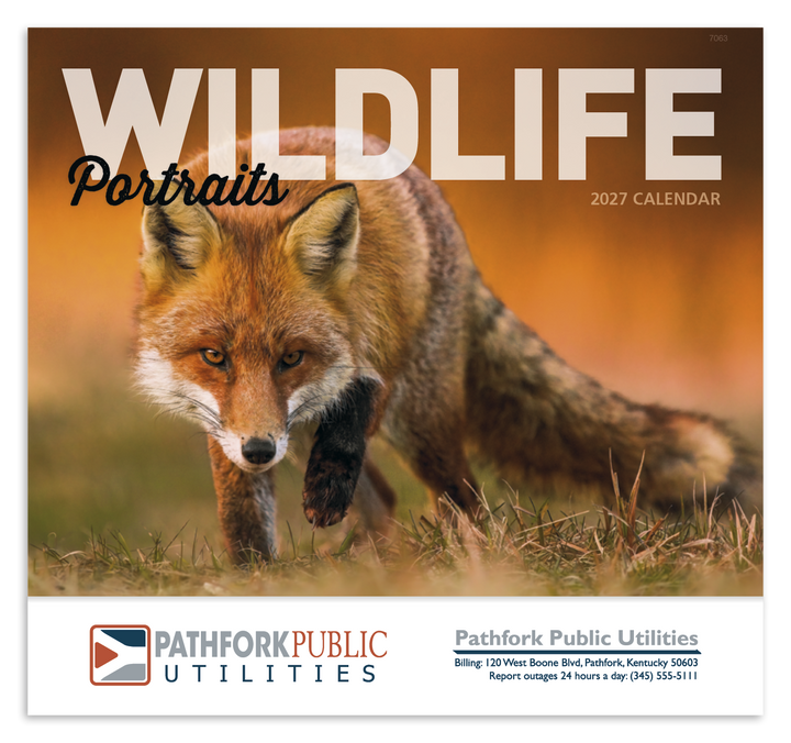 Good Value™ Wildlife Portraits - Stapled Calendar