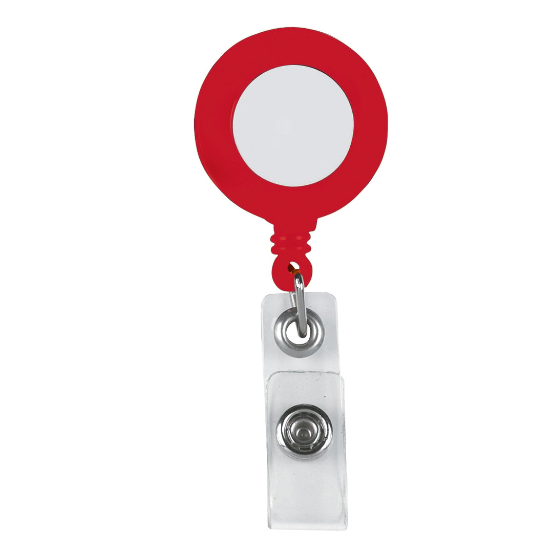 Retractable Badge Holder With Laminated Label Full Color