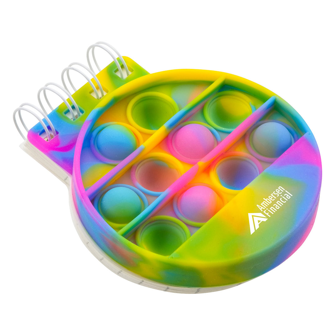 Round Spiral Notebook Push Pop