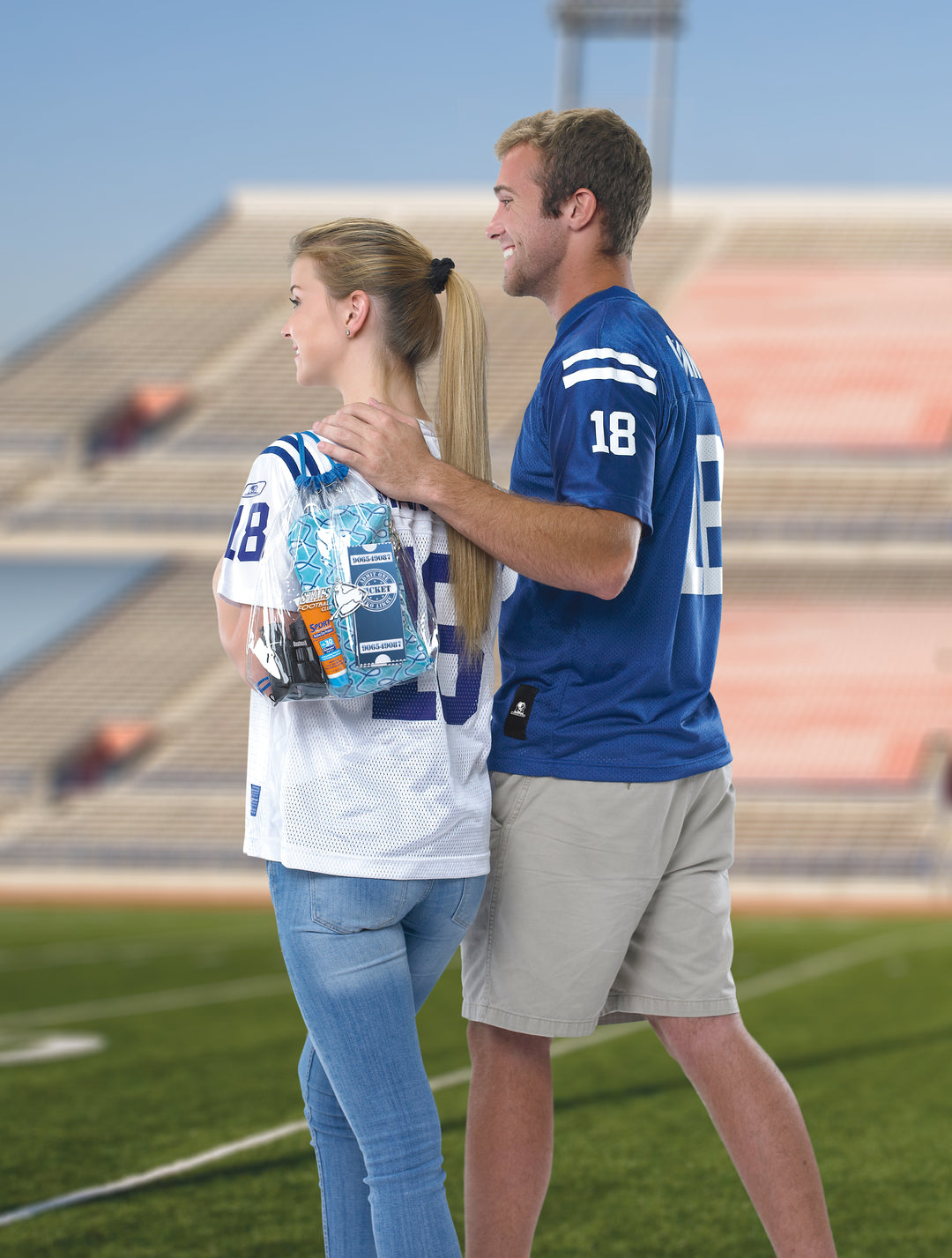 Good Value™ Clear Game Drawstring Backpack