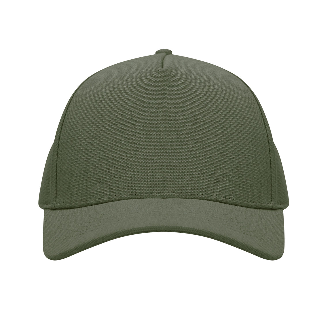 AWARE™ Recycled Cotton Cap with Leatherette Backstrap