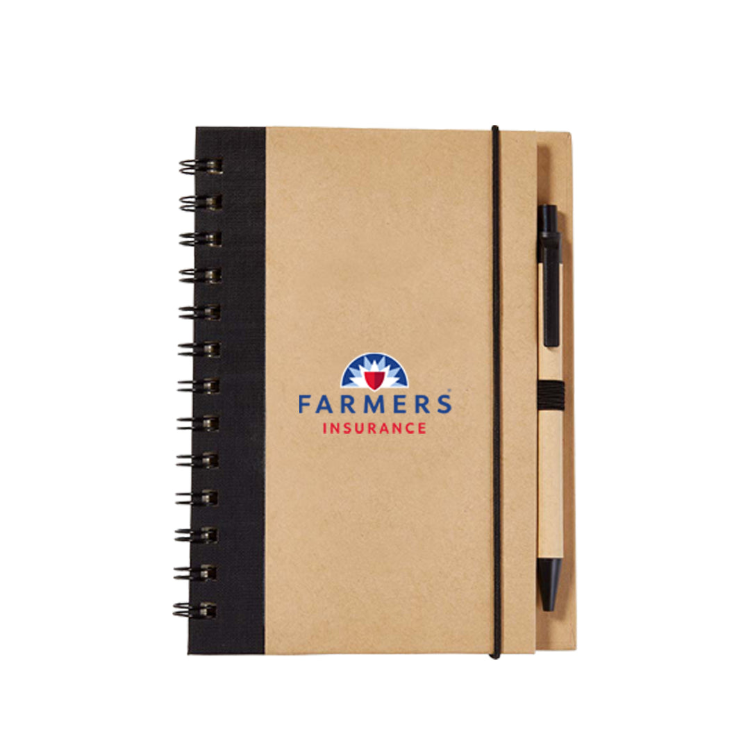 Eco Hardcover Journal & Pen