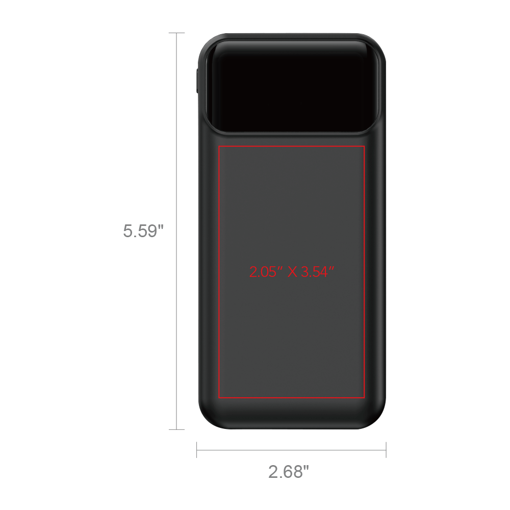 Santa Ana Digital Display Wireless Power Bank PD 15W