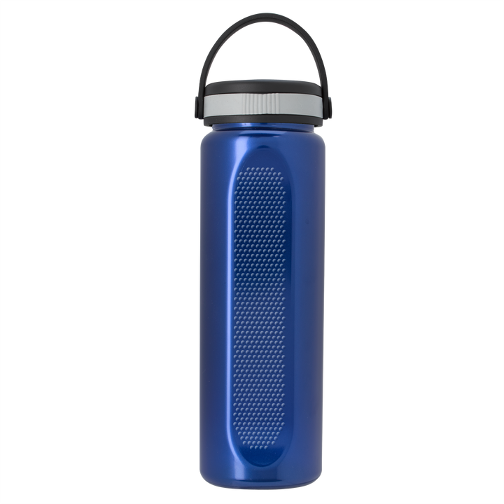 Boss Embossed RPET Bottle with Grip Lid - 26 oz.