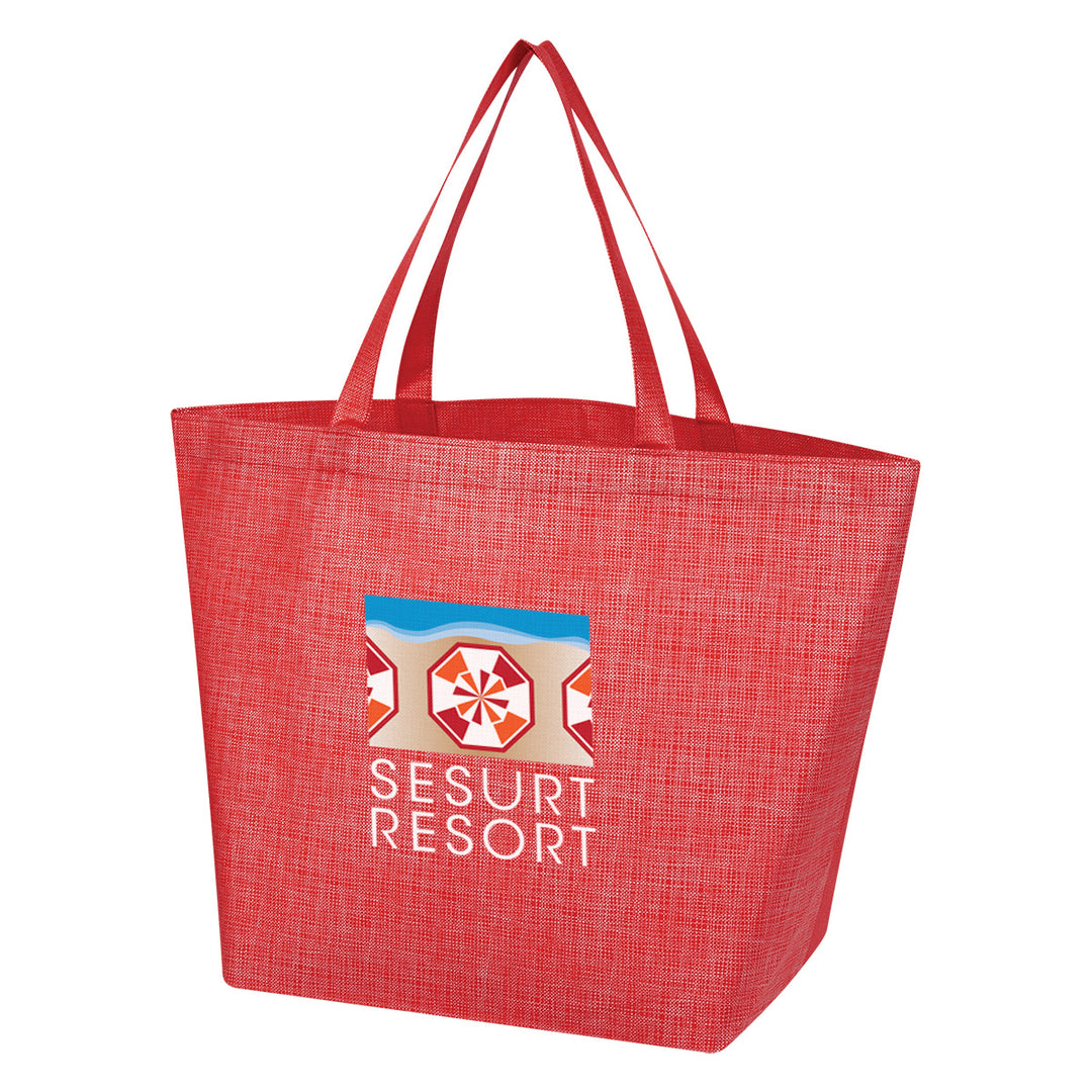 Crosshatch Non-Woven Tote Bag