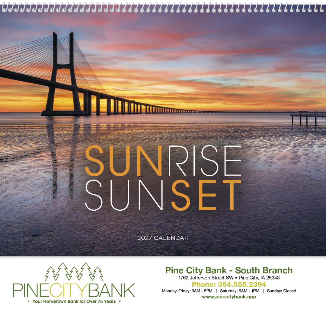 Triumph® Calendars Sunrise Sunset Calendar