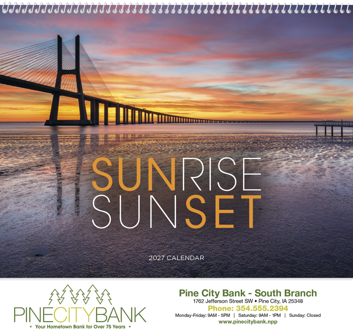 Triumph® Calendars Sunrise Sunset Calendar