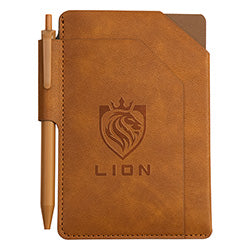 Protege Mini Notebook With Pen & Front Pocket