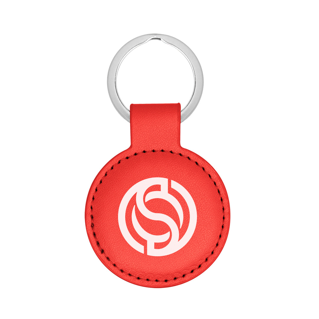 Hue Pop Leatherette Key Tag