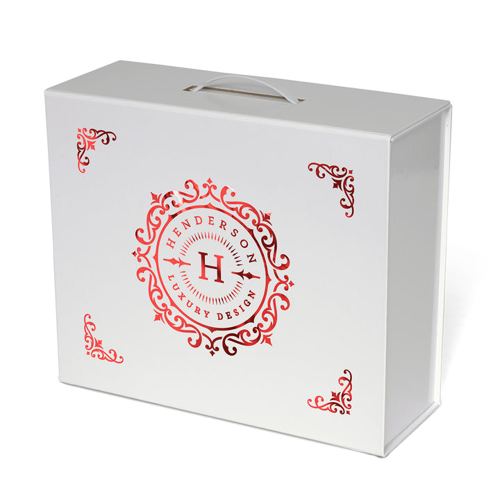 Shelly - Magnetic Gift Box with Handle - Foil Print