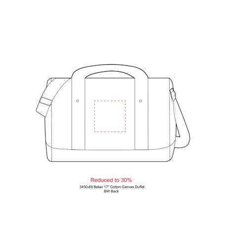 Belair 17" Cotton Canvas Duffel
