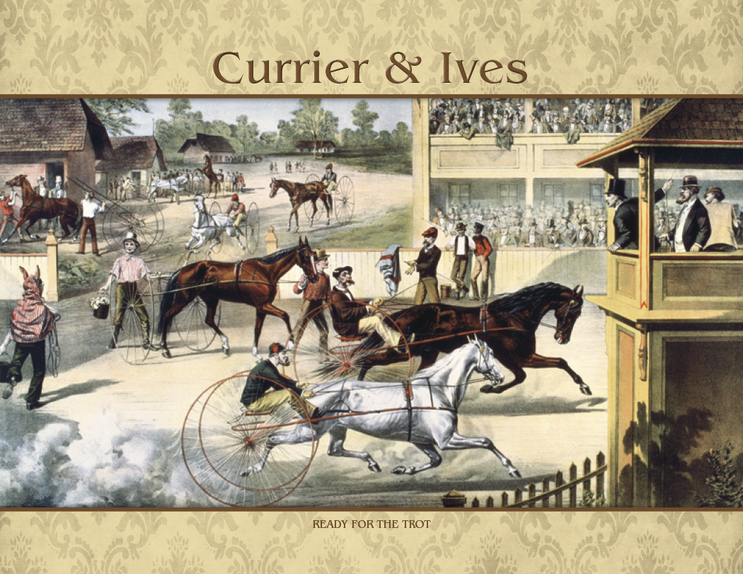 Good Value™ Currier & Ives - Stapled Calendar