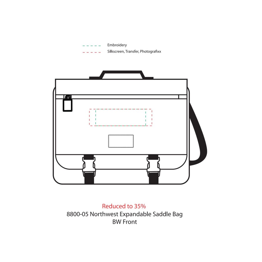 Northwest Expandable Messenger Bag