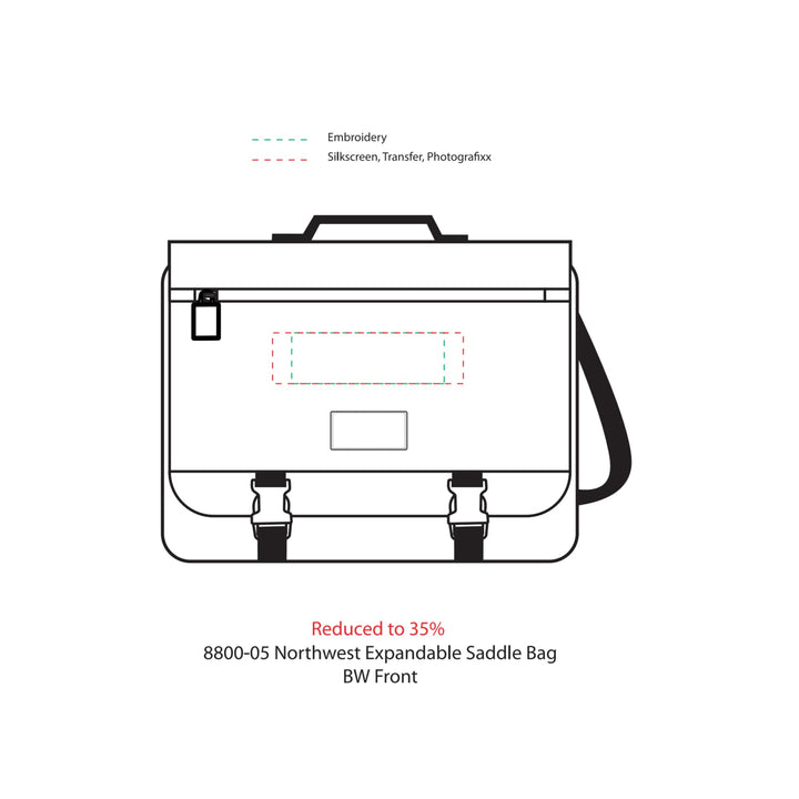 Northwest Expandable Messenger Bag