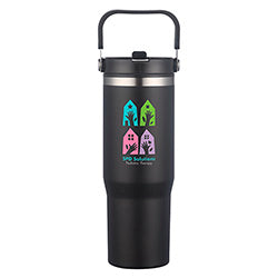 Oreno 30 oz Stainless Steel/Polypropylene Travel Tumbler