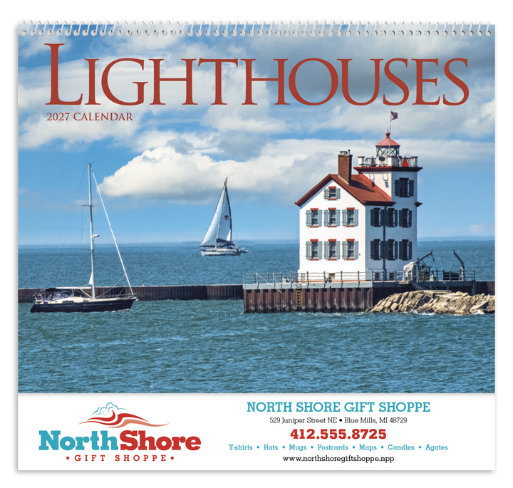 Triumph® Calendars Lighthouses Calendar