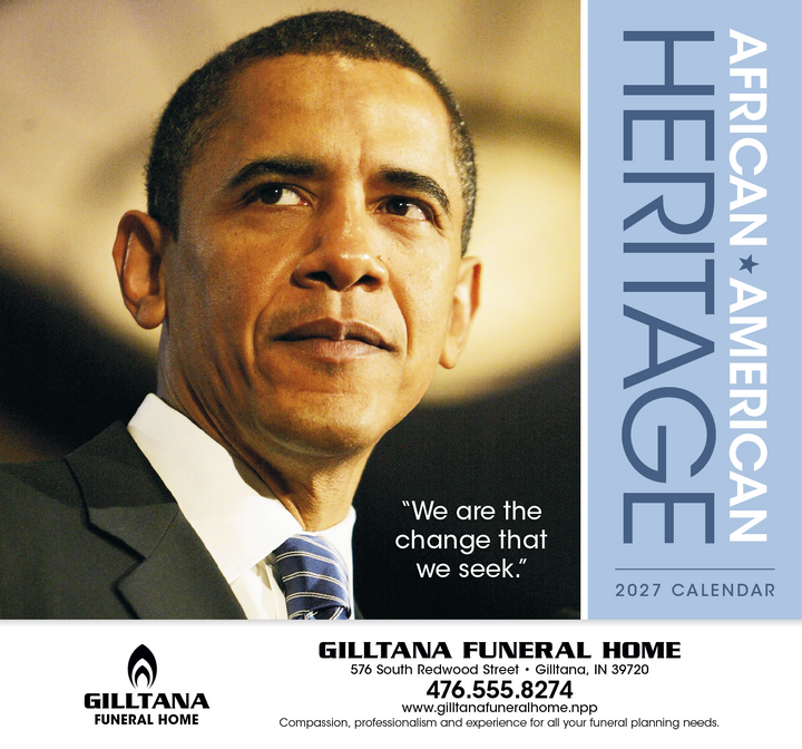 Triumph® Calendars African-American Heritage Barack Obama Calendar