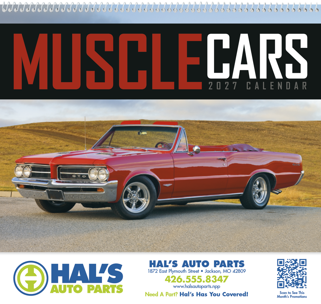 Triumph® Calendars Muscle Cars Calendar