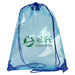 Diamond Clear TPU Drawstring Bag
