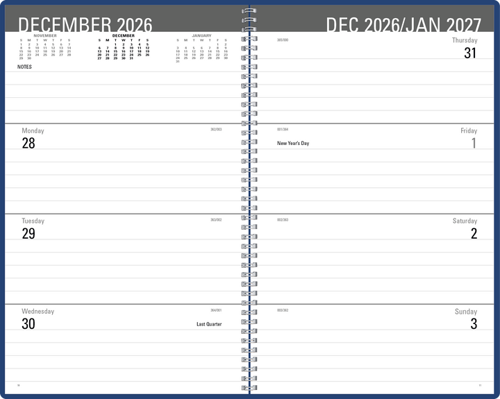 Triumph® Calendars Classic Weekly Desk Planner