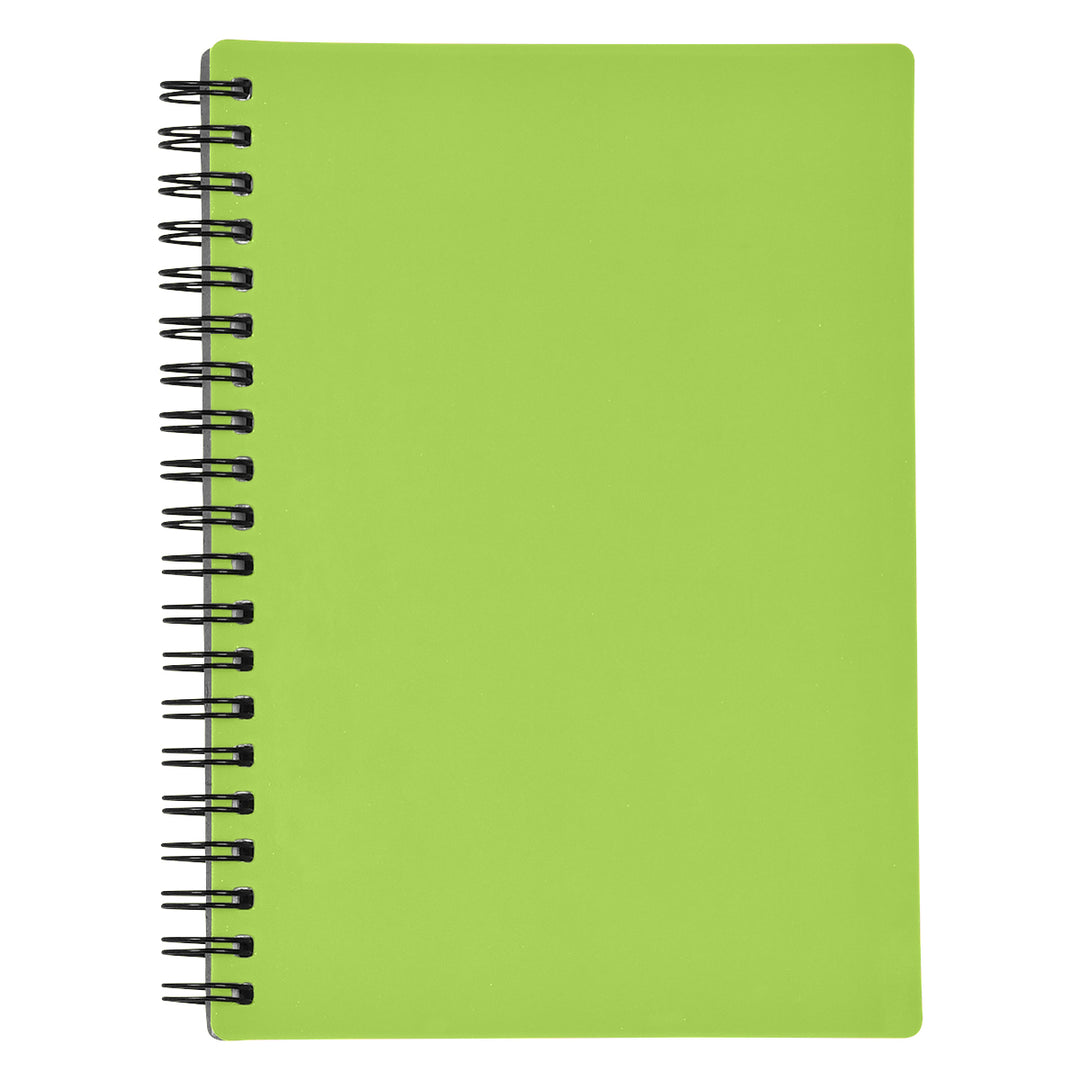 RUBBERY SPIRAL NOTEBOOK