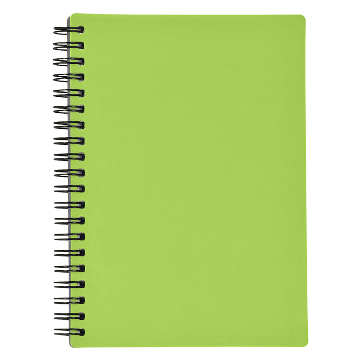 RUBBERY SPIRAL NOTEBOOK