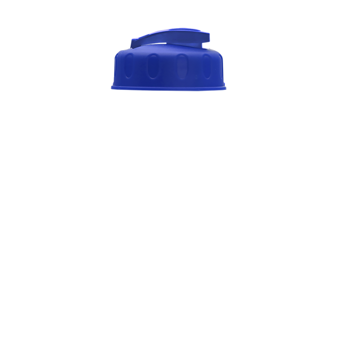 Poly-Pure Jr. - 18 oz. Transparent Bottle with USA Flip