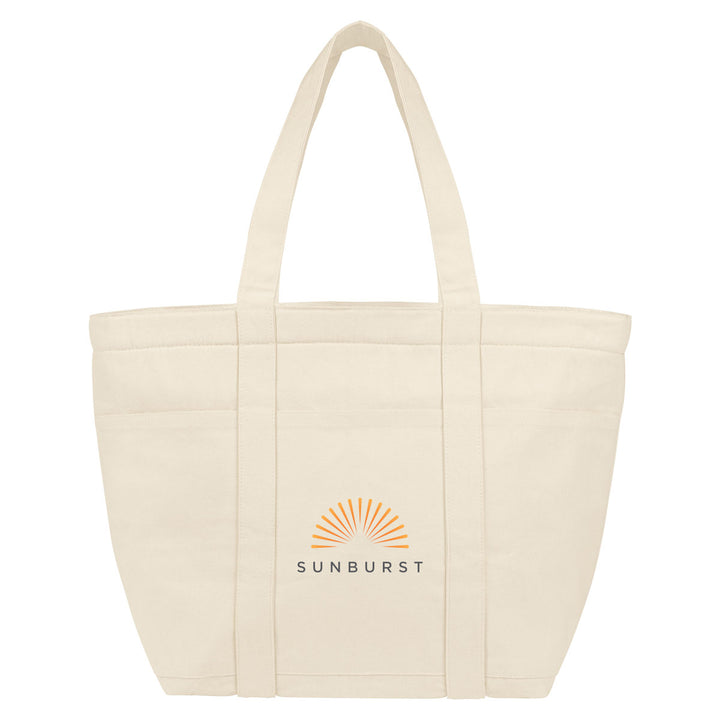 Aware™ 8 Oz. 20 Can Recycled Cotton Cooler Tote Bag