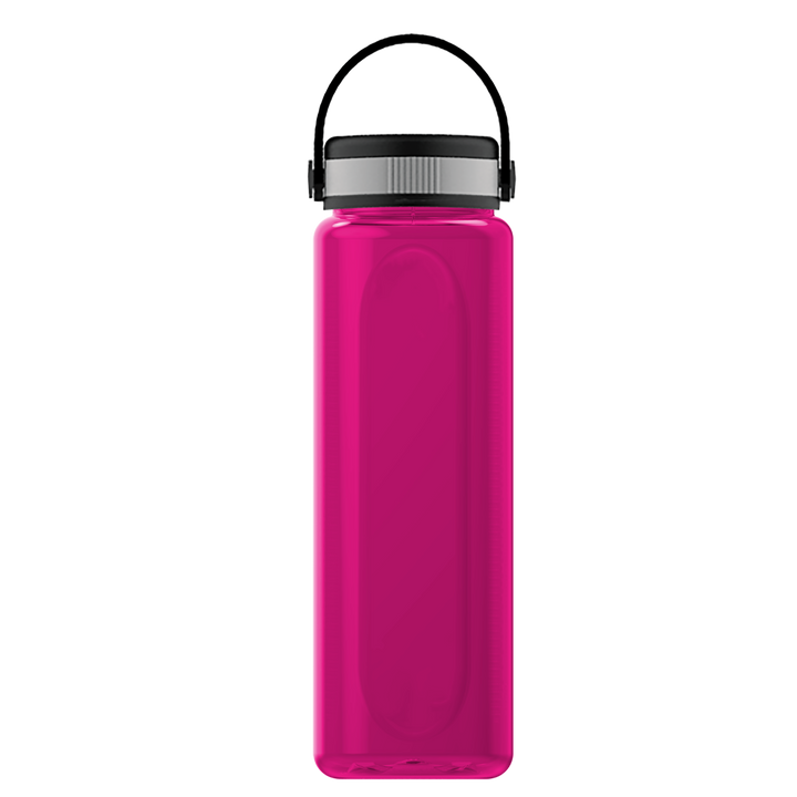 Boss Embossed RPET Bottle with Grip Lid - 26 oz.