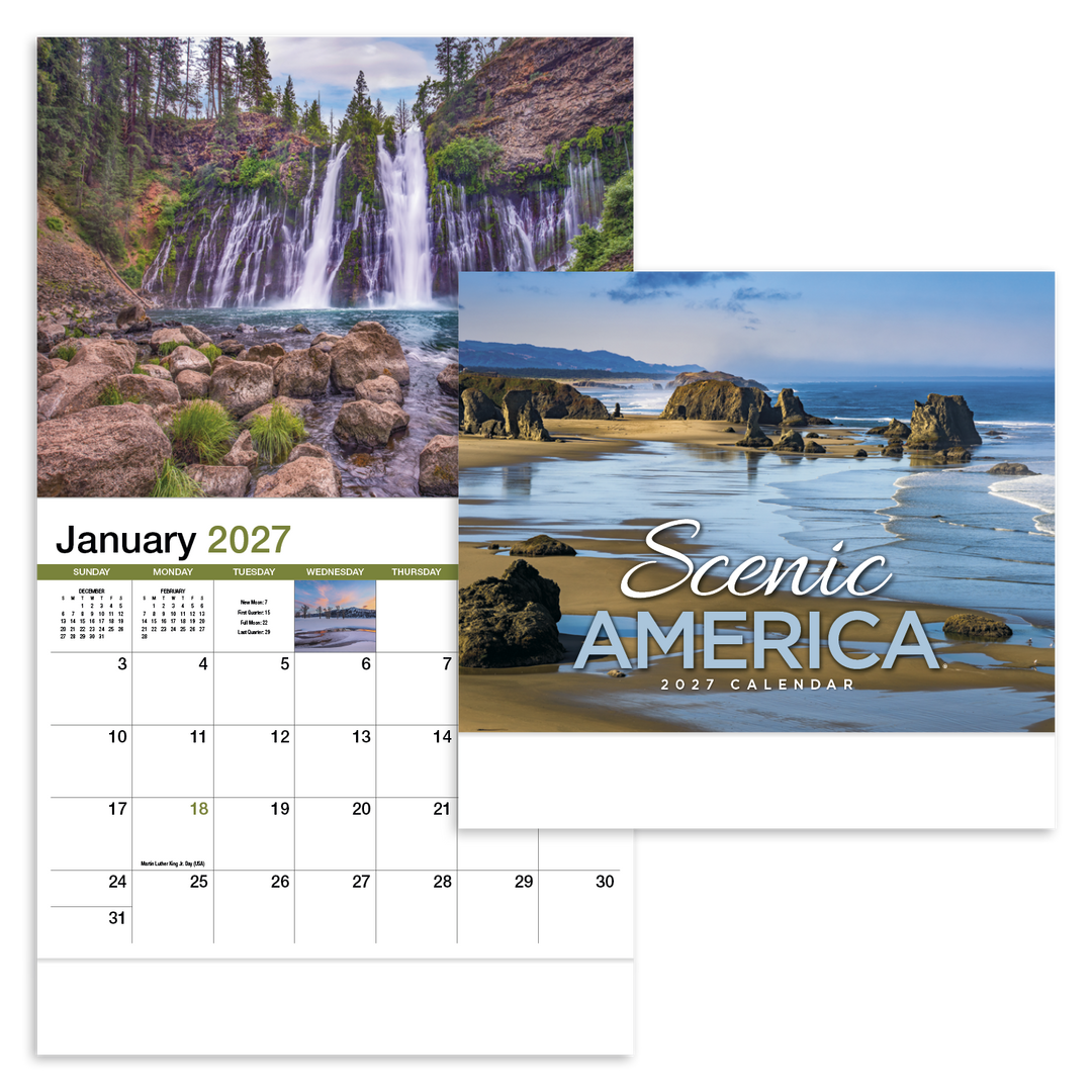 HotLine® Products Scenic America® Appointment Calendar - Stapled