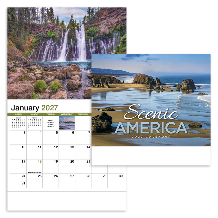 HotLine® Products Scenic America® Appointment Calendar - Stapled