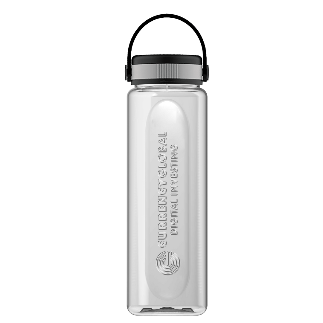 Boss Embossed RPET Bottle with Grip Lid - 26 oz.