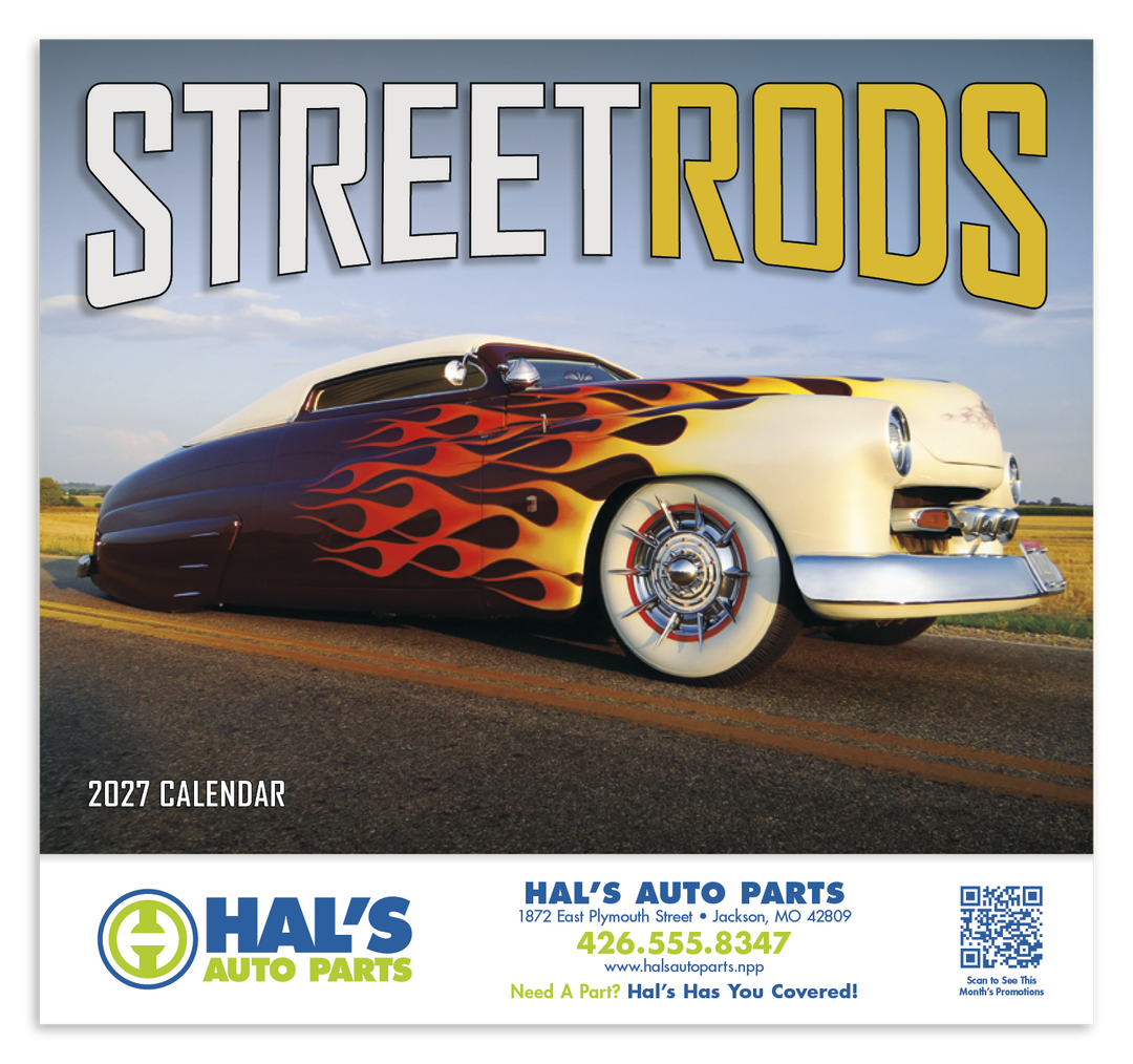 HotLine® Products Street Rod Fever Appointment Calendar - Stapled
