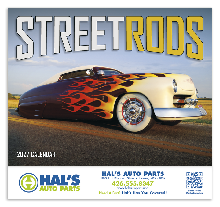 HotLine® Products Street Rod Fever Appointment Calendar - Stapled