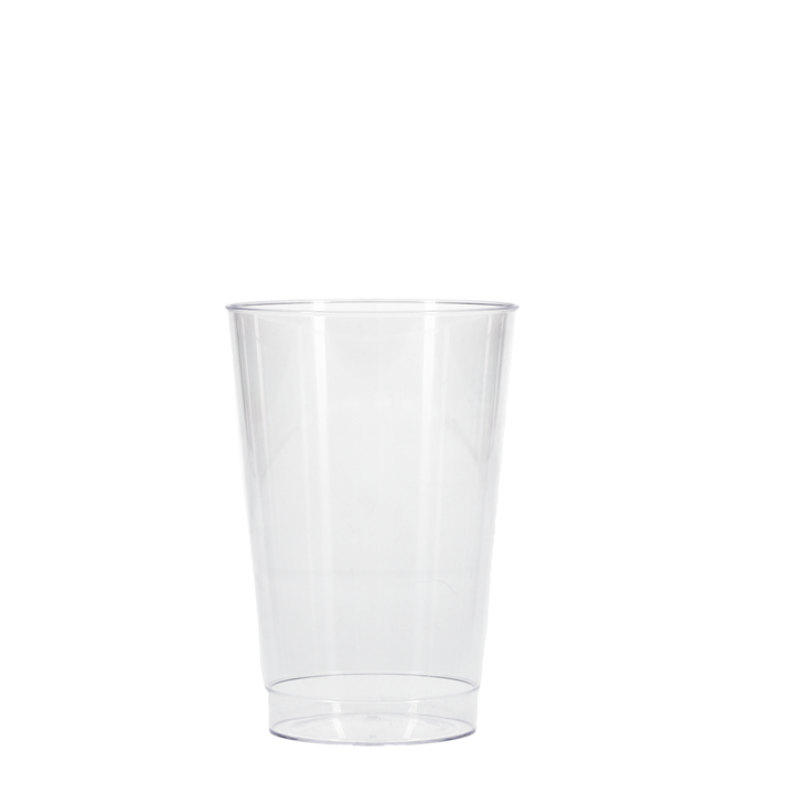 12 oz Hard Plastic Smooth Cup Clear Tradition Print
