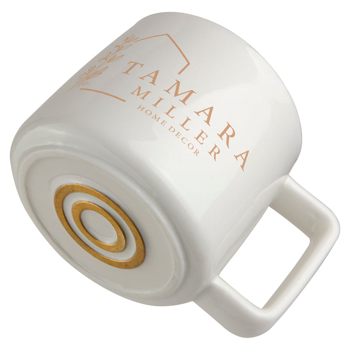 Bamboo Mug Warmer with 8 oz Ceramic Mug