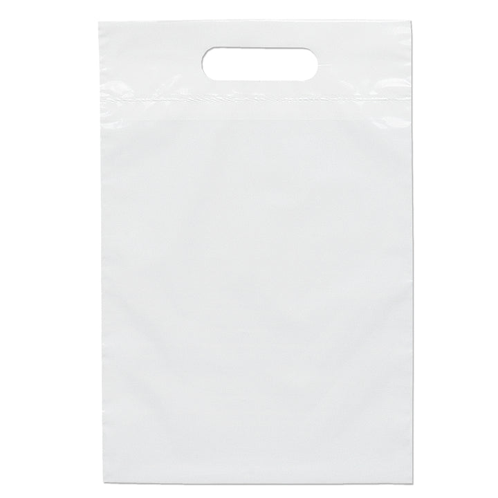 Die Cut Handle Bag - 9 1/2W x 14H - Flexo Ink Print