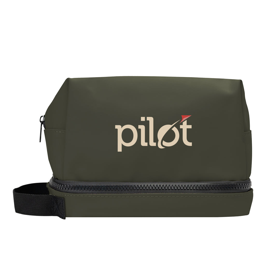 Hudson rPET Leatherette Toiletry Bag