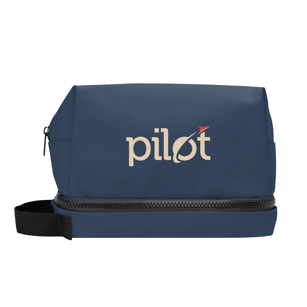 Hudson rPET Leatherette Toiletry Bag