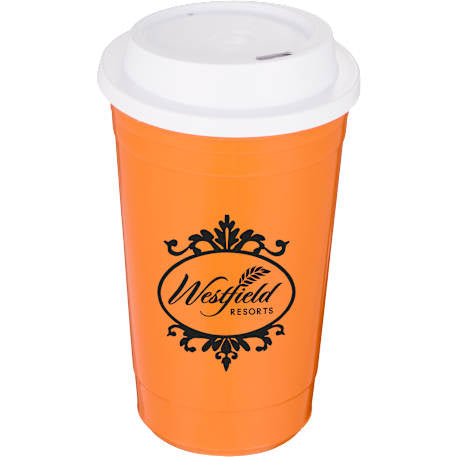 The Traveler Insulated Cup 16 oz. w/ Lid