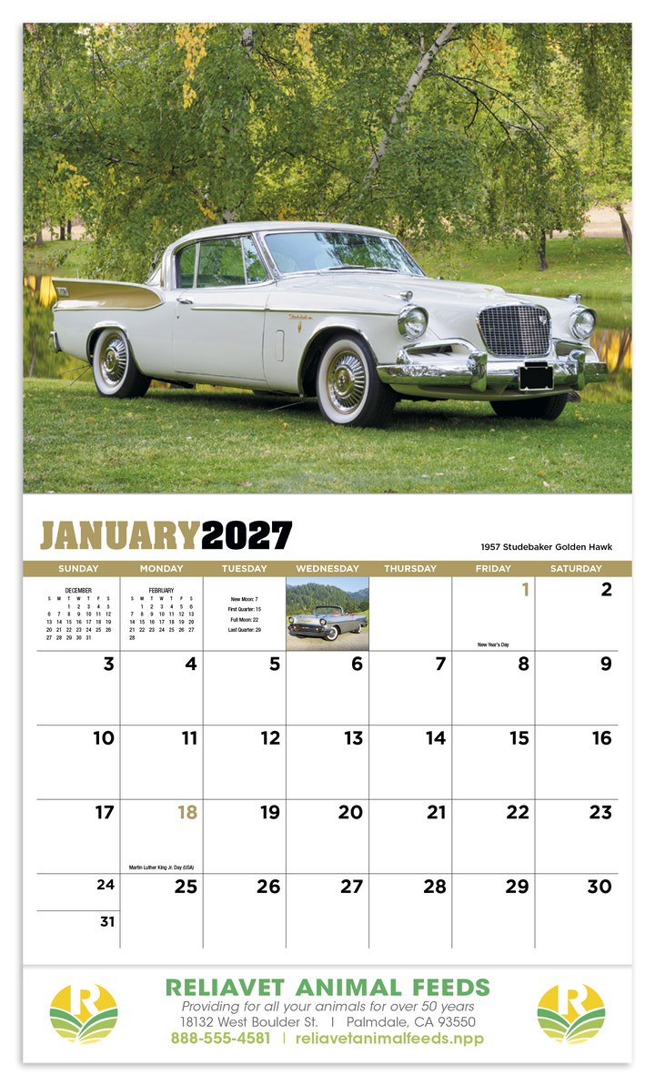 HotLine® Products Highway Memories Appointment Calendar - Stapled